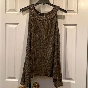 Plus Size Alfani Sleeveless Metallic Top
